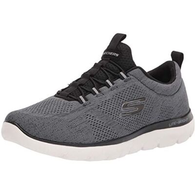 Skechers Mens Men's Summits Louvin Loafer, Black/White, 9 Wide US - Publicité Skechers Mens Men's Summits Louvin Loafer, Black/White, 9 Wide US - Publicité