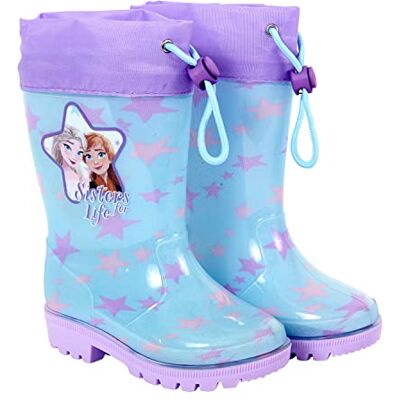 PERLETTI Bottes de Pluie Enfant Fille Frozen Bottines Impérmeables La Reine de Neige (Bleu Ciel, Système Taille Chaussures EU, Enfant de 2 à 5 ans, Numérique (intervalle), Moyen, 26, 27) - Publicité PERLETTI Bottes de Pluie Enfant Fille Frozen Bottines Impérmeables La Reine de Neige (Bleu Ciel, Système Taille Chaussures EU, Enfant de 2 à 5 ans, Numérique (intervalle), Moyen, 26, 27) - Publicité