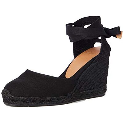 Castañer Castaner Femme C/8/001 Espadrille, Carina, Noir, 36 EU - Publicité Castañer Castaner Femme C/8/001 Espadrille, Carina, Noir, 36 EU - Publicité