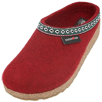 HAFLINGER Chaussons Mixte Adulte Grizzly Franzl , Pointure:36 EU, La Couleur:Rouge - Publicité HAFLINGER Chaussons Mixte Adulte Grizzly Franzl , Pointure:36 EU, La Couleur:Rouge - Publicité