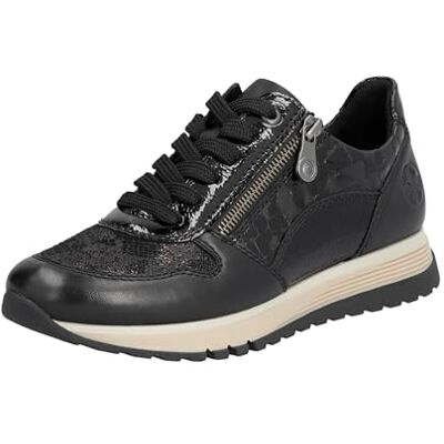 Rieker Baskets 49003 pour Femme, Noir, 37 EU - Publicité Rieker Baskets 49003 pour Femme, Noir, 37 EU - Publicité