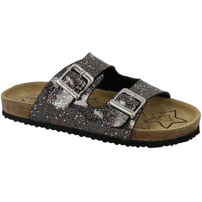 TOM TAILOR Garçon Fille Sandale, Noir/Multicolore, 26 EU - Publicité TOM TAILOR Garçon Fille Sandale, Noir/Multicolore, 26 EU - Publicité