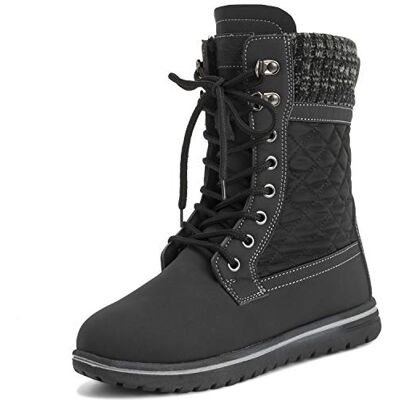 Polar Boot Femmes Matelassé Court Neige Hiver Fausse Fourrure Chaud Durable Imperméable Bottes BLK41 AYC0525 Noir Nylon Matelassé Cardy Taille 41 EU/8 UK - Publicité Polar Boot Femmes Matelassé Court Neige Hiver Fausse Fourrure Chaud Durable Imperméable Bottes BLK41 AYC0525 Noir Nylon Matelassé Cardy Taille 41 EU/8 UK - Publicité