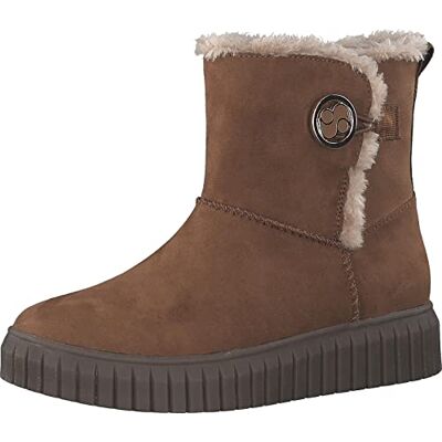 s.Oliver Bottines pour Femme 5-26418-45 Botte de Neige, Cognac, 40 EU - Publicité s.Oliver Bottines pour Femme 5-26418-45 Botte de Neige, Cognac, 40 EU - Publicité