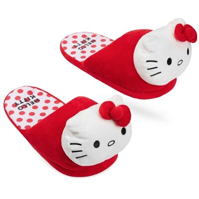 Hello Kitty Pantoufle Femme 3D avec Semelle Antidérapante Cadeau pour Femme et Ado (Rouge, 36/37 EU) - Publicité Hello Kitty Pantoufle Femme 3D avec Semelle Antidérapante Cadeau pour Femme et Ado (Rouge, 36/37 EU) - Publicité
