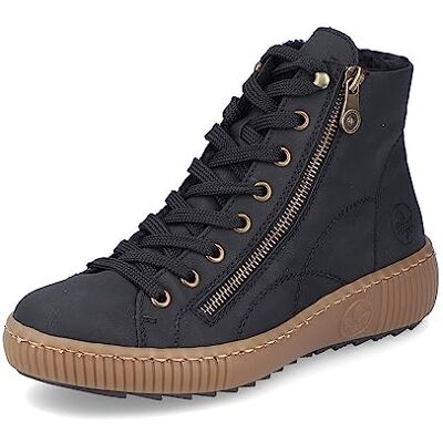 Rieker Femme Baskets Z6610, Dame Baskets Basses,Semelle intérieure Amovible,Chaussure à Lacets,Chaussure de Sport,Noir (Schwarz / 00),42 EU / 8 UK - Publicité Rieker Femme Baskets Z6610, Dame Baskets Basses,Semelle intérieure Amovible,Chaussure à Lacets,Chaussure de Sport,Noir (Schwarz / 00),42 EU / 8 UK - Publicité