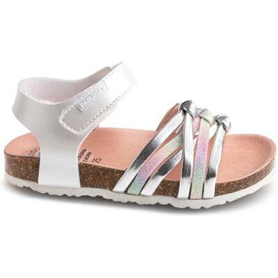Pablosky Bio Sandale, Blanc, 33 EU Large - Publicité Pablosky Bio Sandale, Blanc, 33 EU Large - Publicité