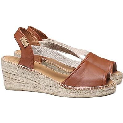 TONI PONS Espadrille Cuir Femme Nougat, 38 EU - Publicité TONI PONS Espadrille Cuir Femme Nougat, 38 EU - Publicité