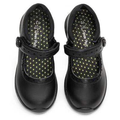 DREAM PAIRS Chaussures d'école pour fille Mary Jane Chaussures habillées légères Maryjanes avec soutien de la voûte plantaire pour fille, chaussures plates spacieuses à bout - Publicité DREAM PAIRS Chaussures d'école pour fille Mary Jane Chaussures habillées légères Maryjanes avec soutien de la voûte plantaire pour fille, chaussures plates spacieuses à bout - Publicité