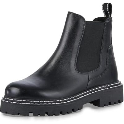MARCO TOZZI Bottines zippées pour Femme Chelsea, Noir/Blanc, 37 EU - Publicité MARCO TOZZI Bottines zippées pour Femme Chelsea, Noir/Blanc, 37 EU - Publicité