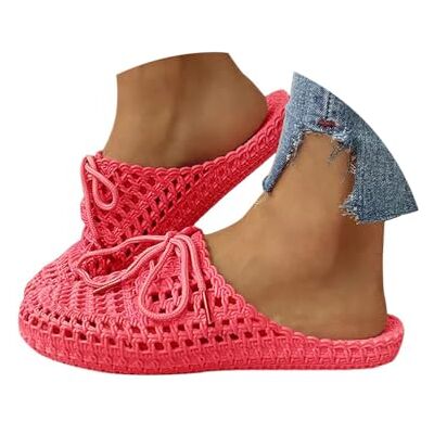 Minetom Femme Pantoufles D'Été Respirantes Chaussons De Jardin Perforés À Séchage Rapide pour Sports De Plage Sandales Pantoufles A Rouge 36 EU - Publicité Minetom Femme Pantoufles D'Été Respirantes Chaussons De Jardin Perforés À Séchage Rapide pour Sports De Plage Sandales Pantoufles A Rouge 36 EU - Publicité