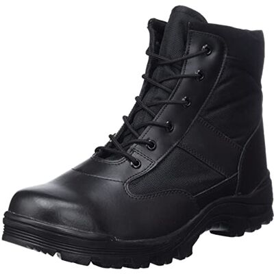 Mil-Tec Homme Mi-longues Botte mi mollet, Noir, 44 EU - Publicité Mil-Tec Homme Mi-longues Botte mi mollet, Noir, 44 EU - Publicité