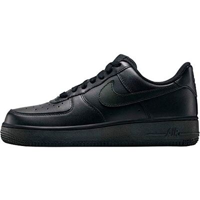 Nike WMNS Air Force 1 '07, Chaussures de Gymnastique Femme, Noir (Black Black 038), 42.5 EU - Publicité Nike WMNS Air Force 1 '07, Chaussures de Gymnastique Femme, Noir (Black Black 038), 42.5 EU - Publicité