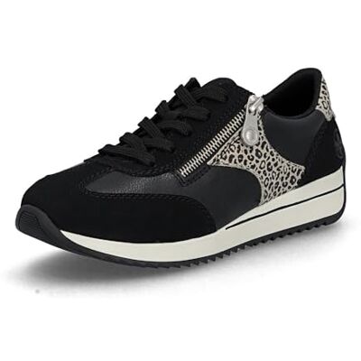 Rieker Baskets à lacets pour femme N1210, Noir 00., 43 EU Weit - Publicité Rieker Baskets à lacets pour femme N1210, Noir 00., 43 EU Weit - Publicité