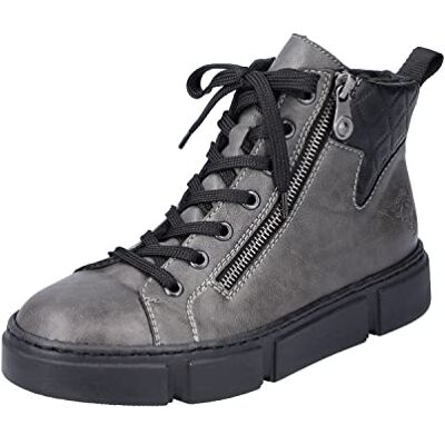 Rieker Women's N5909 Fashion Boot, gris, 36 EU - Publicité Rieker Women's N5909 Fashion Boot, gris, 36 EU - Publicité