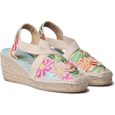 TONI PONS Castell Espadrilles valenciennes multicolores pour femme, Mosaïque, 41 EU - Publicité TONI PONS Castell Espadrilles valenciennes multicolores pour femme, Mosaïque, 41 EU - Publicité