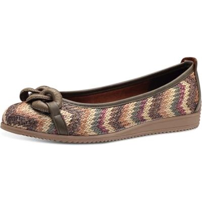 MARCO TOZZI Femme Damen Ballerinas Ballerines, Kaki Comb, 41 EU - Publicité MARCO TOZZI Femme Damen Ballerinas Ballerines, Kaki Comb, 41 EU - Publicité
