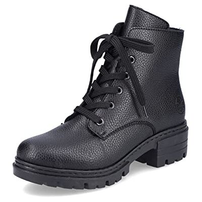 Rieker Bottes à lacets pour femme 76840, Noir, 39 EU - Publicité Rieker Bottes à lacets pour femme 76840, Noir, 39 EU - Publicité