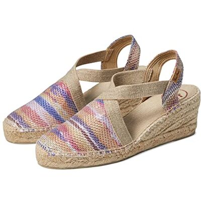 TONI PONS Espadrilles De Womens Triton 35 EU Multi (Silver Floral) - Publicité TONI PONS Espadrilles De Womens Triton 35 EU Multi (Silver Floral) - Publicité