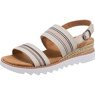 Skechers Sandales pour Femme, Beige, 36 EU - Publicité Skechers Sandales pour Femme, Beige, 36 EU - Publicité