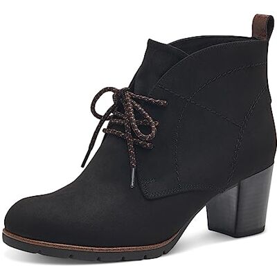 MARCO TOZZI Bottines à lacets pour femme , Noir/comb, 41 EU - Publicité MARCO TOZZI Bottines à lacets pour femme , Noir/comb, 41 EU - Publicité