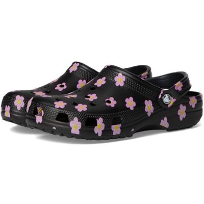 Crocs Classic Glitter Clog, Noir fleurs, 38/41 EU - Publicité Crocs Classic Glitter Clog, Noir fleurs, 38/41 EU - Publicité