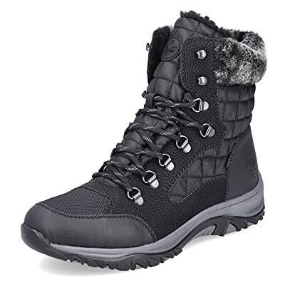 Rieker Femme Bottines M9644, Dame Bottines à Lacets,Semelle intérieure Amovible,Hydrofuge,riekerTEX,imperméable,Bottes,Noir (Schwarz / 00),39 EU / 6 UK - Publicité Rieker Femme Bottines M9644, Dame Bottines à Lacets,Semelle intérieure Amovible,Hydrofuge,riekerTEX,imperméable,Bottes,Noir (Schwarz / 00),39 EU / 6 UK - Publicité