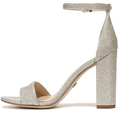 Sam Edelman Sandales Yaro pour femme avec talon, Jute Glam Mesh, 38.5 EU - Publicité Sam Edelman Sandales Yaro pour femme avec talon, Jute Glam Mesh, 38.5 EU - Publicité