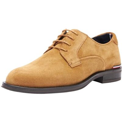 Tommy Hilfiger Homme Core RWB Hilfiger Suede Shoe Derby, Marron Sahara, 43 EU - Publicité Tommy Hilfiger Homme Core RWB Hilfiger Suede Shoe Derby, Marron Sahara, 43 EU - Publicité