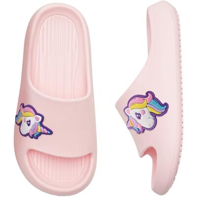 WateLves Claquette Enfant Fille Garçon Chaussons été Plage Piscine Sandales Enfants Tongs AntidéRapantes Pantoufles de Douche(Licornes, 32/33EU) - Publicité WateLves Claquette Enfant Fille Garçon Chaussons été Plage Piscine Sandales Enfants Tongs AntidéRapantes Pantoufles de Douche(Licornes, 32/33EU) - Publicité