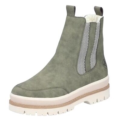 Rieker Bottes à enfiler en cuir synthétique pour femme Vert, Vert 54, 43 EU - Publicité Rieker Bottes à enfiler en cuir synthétique pour femme Vert, Vert 54, 43 EU - Publicité
