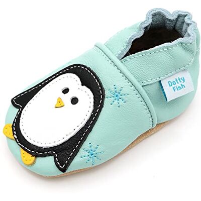 Dotty Fish Chaussures Bébé Premiers Pas Cuir Souple Pingouin 18-24 Mois - Publicité Dotty Fish Chaussures Bébé Premiers Pas Cuir Souple Pingouin 18-24 Mois - Publicité