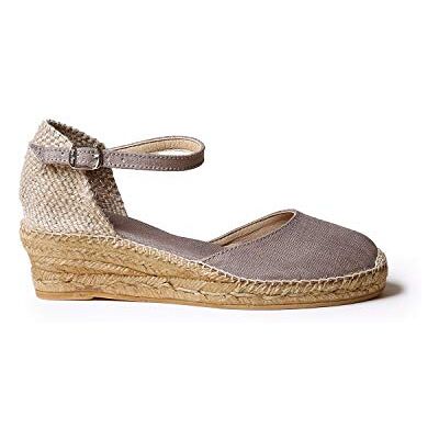 TONI PONS Espadrille pour Femme en Tissu de Coton Romina Taupe, 35 EU - Publicité TONI PONS Espadrille pour Femme en Tissu de Coton Romina Taupe, 35 EU - Publicité