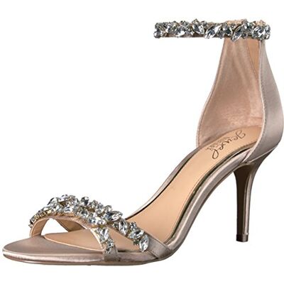 Jewel Badgley Mischka Femme Caroline Escarpins Bride Cheville, Beige (Champagne Satin 256), 41 EU - Publicité Jewel Badgley Mischka Femme Caroline Escarpins Bride Cheville, Beige (Champagne Satin 256), 41 EU - Publicité