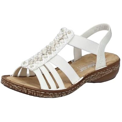 Rieker Femme 62809 Sandale, Beige, 38 EU - Publicité Rieker Femme 62809 Sandale, Beige, 38 EU - Publicité