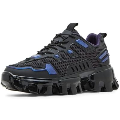 Steve Madden Homme Ponce Basket, Noir/Multicolore, 43 EU - Publicité Steve Madden Homme Ponce Basket, Noir/Multicolore, 43 EU - Publicité