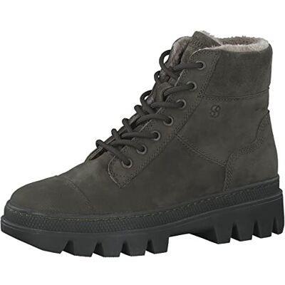 s.Oliver Femme Bottes d'hiver, Kaki, 36 EU - Publicité s.Oliver Femme Bottes d'hiver, Kaki, 36 EU - Publicité