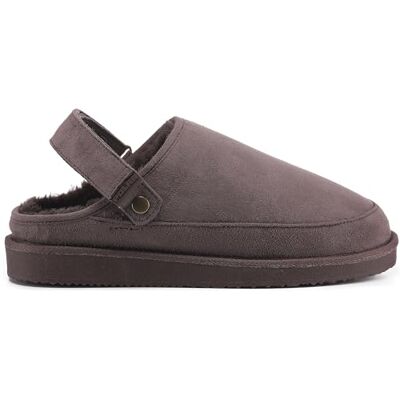 Polar Sabots Femme en Suedine avec Fausse Fourrure – Chaussures Confortables a Enfiler, Bride Reglable, Semelle Legere – Pour Maison, Voyage et Marche Quotidienne – Moka 40 - Publicité Polar Sabots Femme en Suedine avec Fausse Fourrure – Chaussures Confortables a Enfiler, Bride Reglable, Semelle Legere – Pour Maison, Voyage et Marche Quotidienne – Moka 40 - Publicité