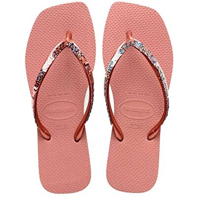 Havaianas Hav. Square Magic Sequin Crocus Ros Femme, rose, 39 EU - Publicité Havaianas Hav. Square Magic Sequin Crocus Ros Femme, rose, 39 EU - Publicité