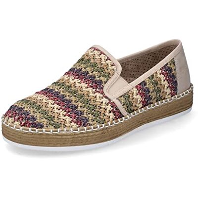 Rieker Femme L7873 Mocassin, Multicolore, 36 EU - Publicité Rieker Femme L7873 Mocassin, Multicolore, 36 EU - Publicité