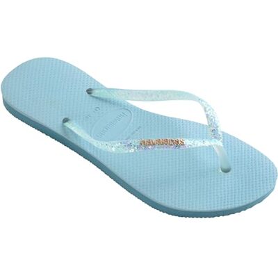 Havaianas Slim Glitter Flourish Femme FlipFlop Nautical Blue 41 EU - Publicité Havaianas Slim Glitter Flourish Femme FlipFlop Nautical Blue 41 EU - Publicité