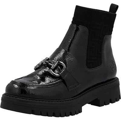 Rieker Bottes courtes pour femme 47573, Noir 00., 40 EU - Publicité Rieker Bottes courtes pour femme 47573, Noir 00., 40 EU - Publicité