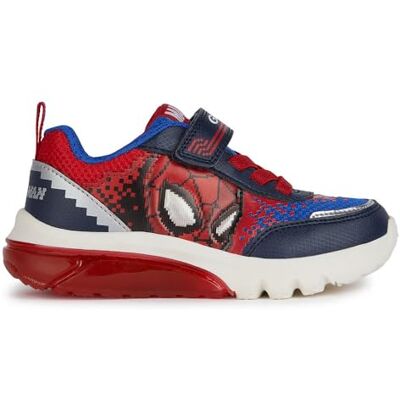 Geox J Ciberdron Boy FSneaker Garçon, Bleu Marine/Rouge, 12.5 UK - Publicité Geox J Ciberdron Boy FSneaker Garçon, Bleu Marine/Rouge, 12.5 UK - Publicité