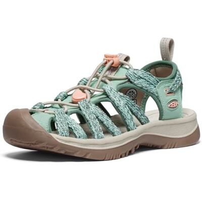KEEN Women's Whisper Sandal, Granite Green Peach Parfait, 38 EU - Publicité KEEN Women's Whisper Sandal, Granite Green Peach Parfait, 38 EU - Publicité