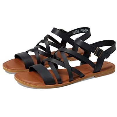 TOMS Sandales plates Sephina pour femme, Noir, 36 EU - Publicité TOMS Sandales plates Sephina pour femme, Noir, 36 EU - Publicité