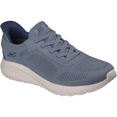 Skechers Bob Square Chaos Baskets pour homme, argenté, marron clair, 46 EU - Publicité Skechers Bob Square Chaos Baskets pour homme, argenté, marron clair, 46 EU - Publicité