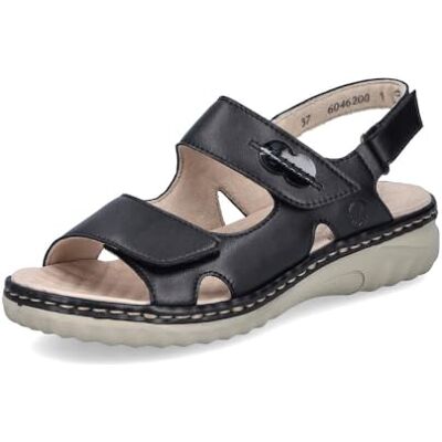 Rieker 60462 Sandales classiques pour femme, Noir 00., 40 EU Étroit - Publicité Rieker 60462 Sandales classiques pour femme, Noir 00., 40 EU Étroit - Publicité