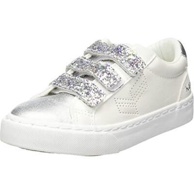 Kaporal Mixte Enfant Tippy, Blanc Glitter, 23 EU - Publicité Kaporal Mixte Enfant Tippy, Blanc Glitter, 23 EU - Publicité