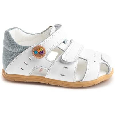 Pablosky Garçon Unisex Kinder Zig 052002 Sandales, Blanc, 19 EU Large - Publicité Pablosky Garçon Unisex Kinder Zig 052002 Sandales, Blanc, 19 EU Large - Publicité