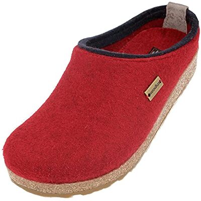 Haflinger Kris Grizzly, Chaussons Mules Femme Rouge (Paprika 42) 36 EU - Publicité Haflinger Kris Grizzly, Chaussons Mules Femme Rouge (Paprika 42) 36 EU - Publicité